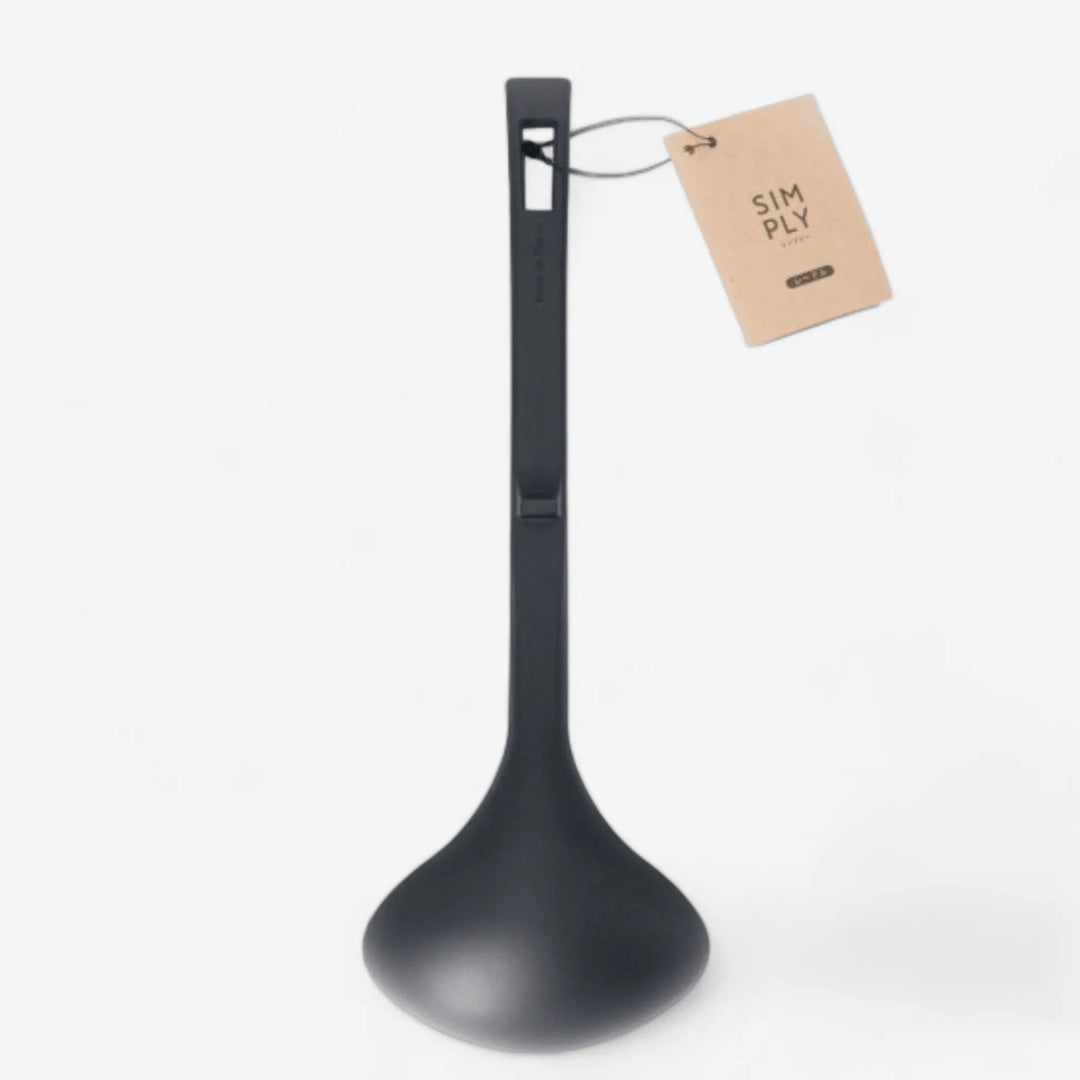 Simply｜輕巧型湯勺 - 黑 日本製 - NANOKA LIVING ｜和洋選品