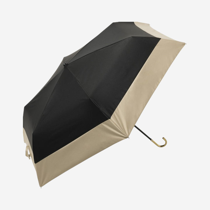 because｜雙色設計晴雨兼用遮光折疊傘 - 黑卡其