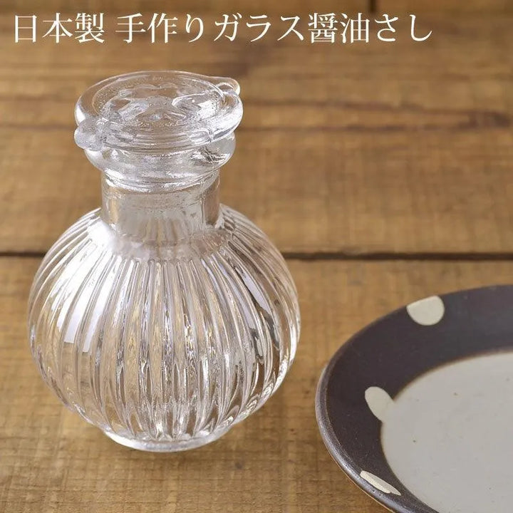 日式玻璃醬料瓶 - 菊 日本製 - NANOKA LIVING ｜和洋選品