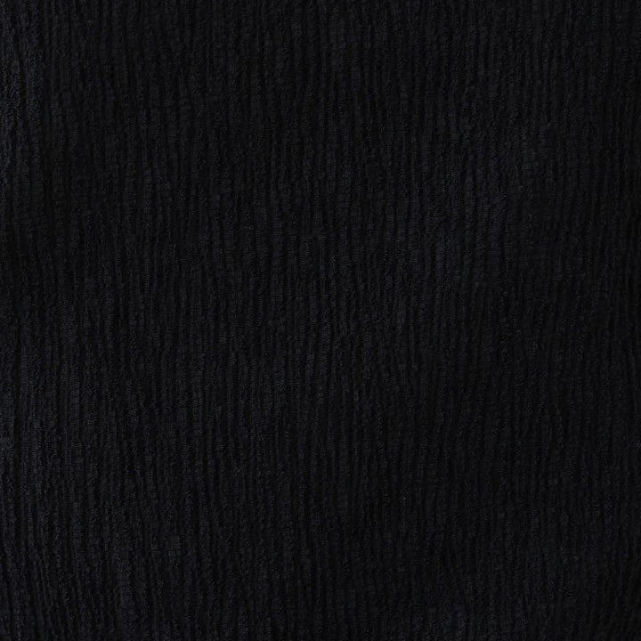 立體圈紗簡約剪裁上衣 - 黑｜INDIVI 日本製