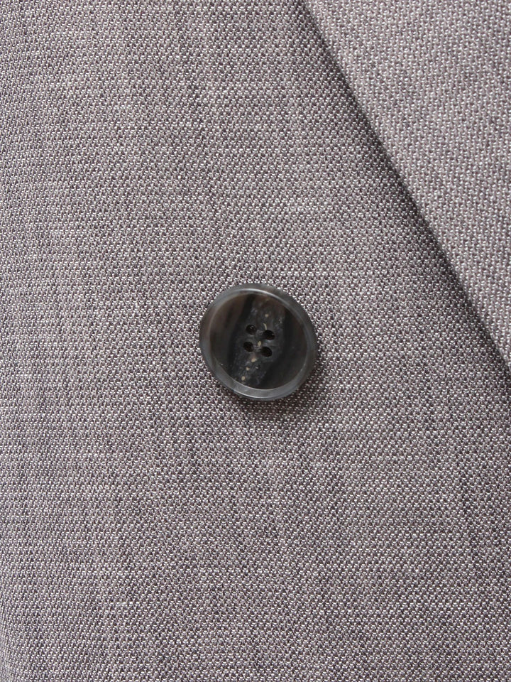 後交叉剪裁西裝外套 - 灰｜ELENDEEK