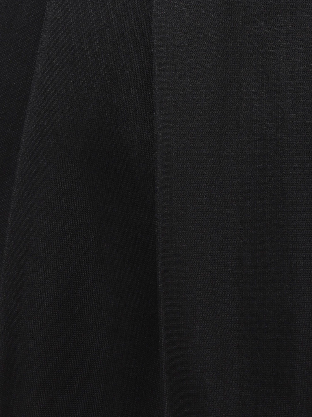 網布設計直筒打褶裙 - 黑｜ELENDEEK