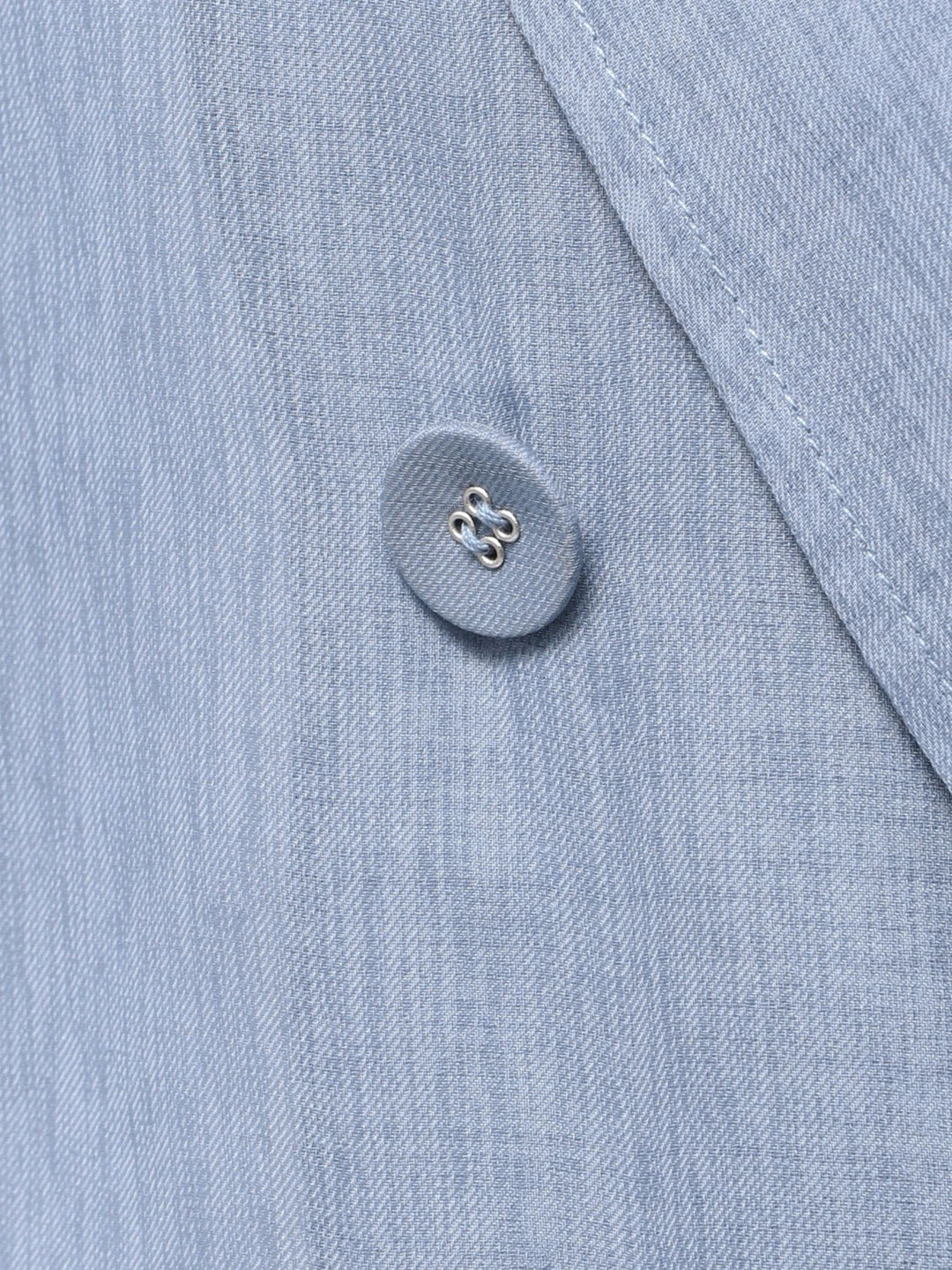 透膚感雙排釦西裝外套 - 藍｜ELENDEEK