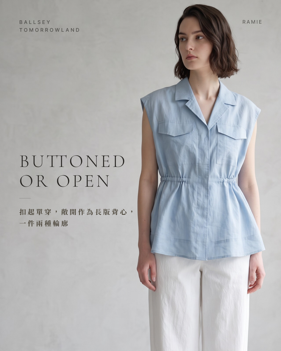 BUTTONED OR OPEN