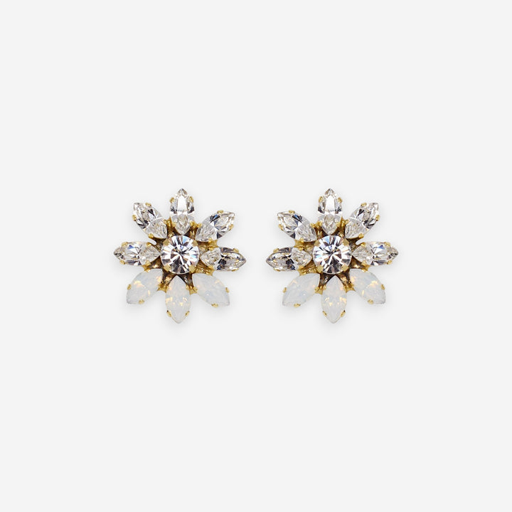 MINI BLOOM PIERCES - WHITE｜masae 日本製