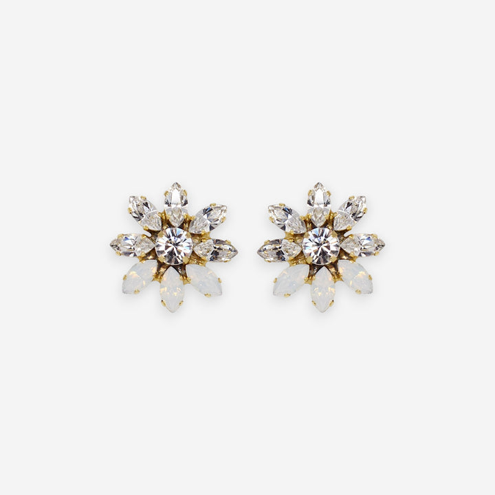 MINI BLOOM PIERCES - WHITE 耳針款｜masae 日本製 NO.020026