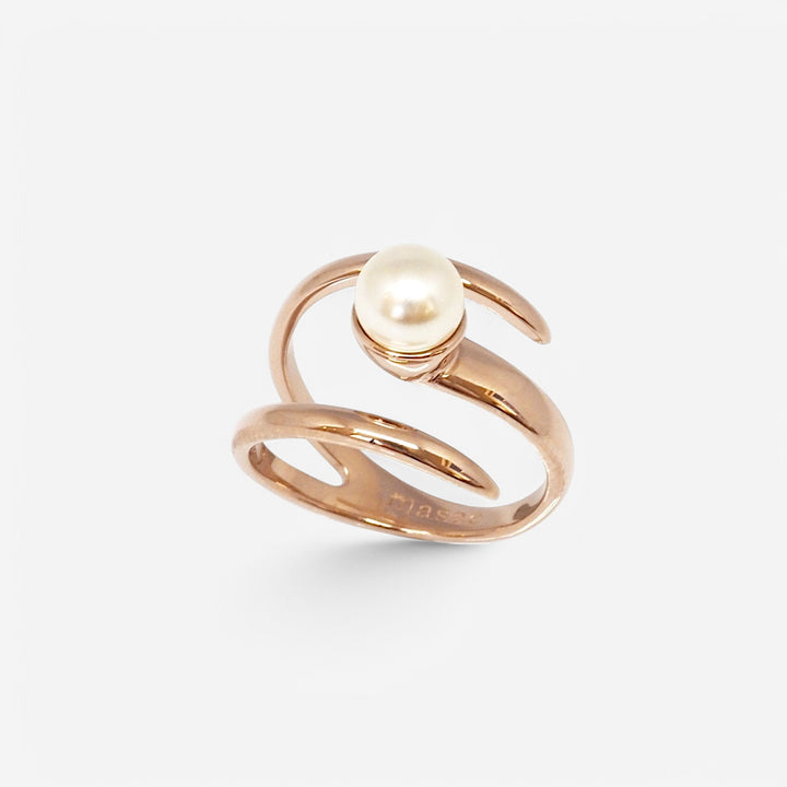 PEARL WRAP - ROSE GOLD 戒指｜masae 日本製 NO.060004 | 預購