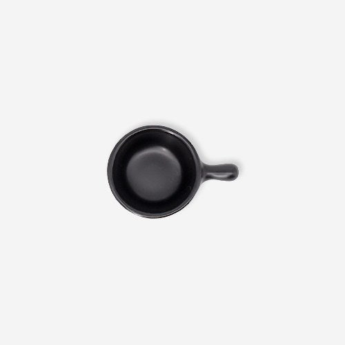 簡約陶瓷醬料勺-黑