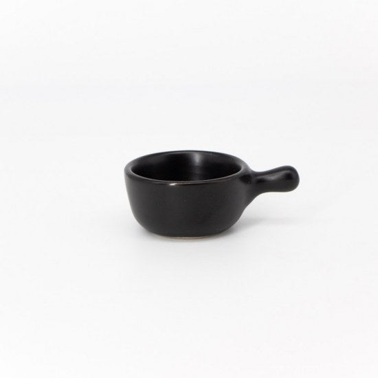 簡約陶瓷醬料勺-黑