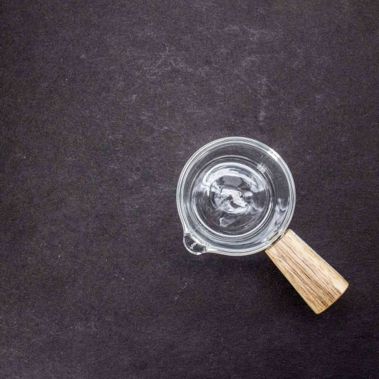 原木柄玻璃醬汁勺 (50ml)