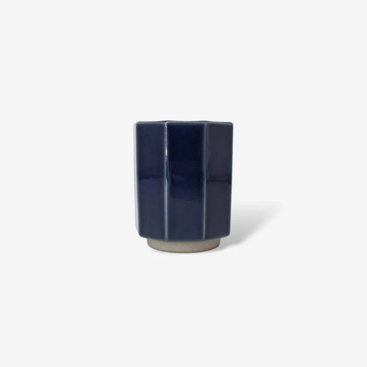 Tokiwa｜九角日式茶杯 - 深藍 日本美濃燒 - NANOKA LIVING ｜和洋選品
