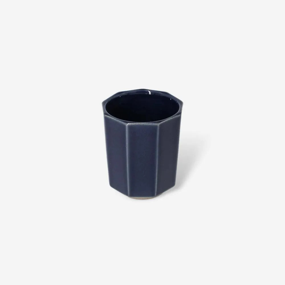 Tokiwa｜九角日式茶杯 - 深藍 日本美濃燒 - NANOKA LIVING ｜和洋選品