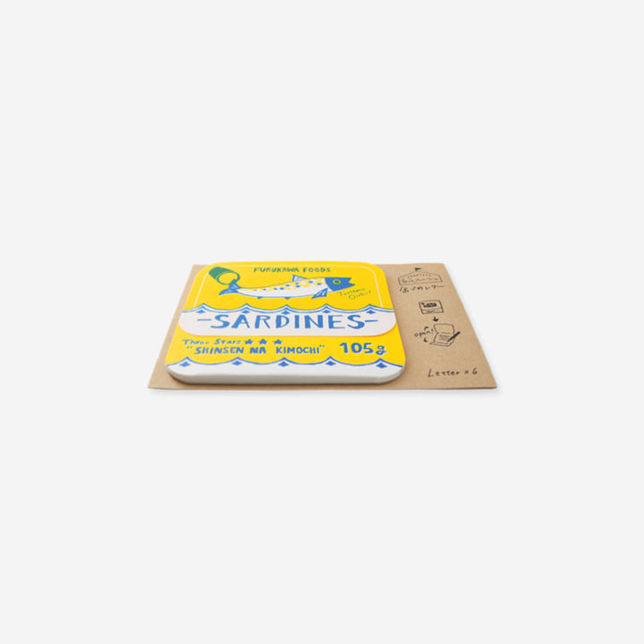 古川紙工｜信紙組-油漬沙丁魚罐頭 日本製