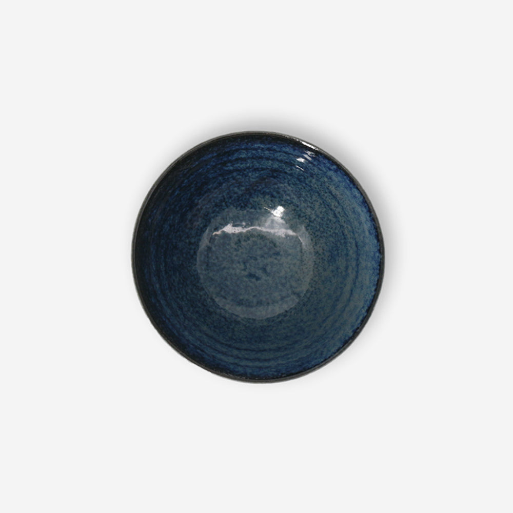 窯變日式飯碗 - 海藍 日本美濃燒