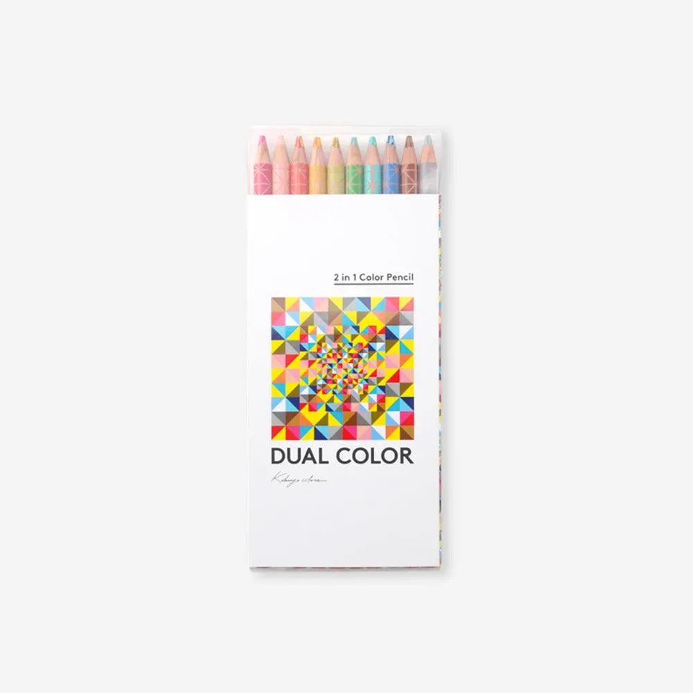 KOKUYO | Dual Color雙色色鉛筆 - 10色 日本製 - NANOKA LIVING ｜和洋選品
