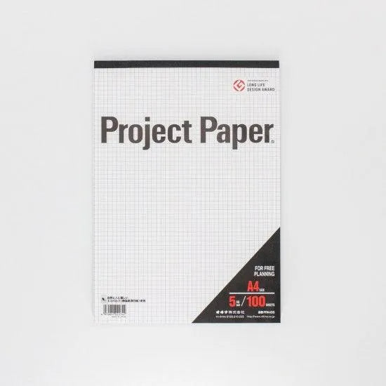 OKINA｜Project Paper A4筆記本 - 方格(100pcs) - NANOKA LIVING ｜和洋選品