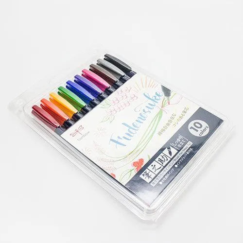 TOMBOW｜筆之助耐水性毛筆 - 10色 - NANOKA LIVING ｜和洋選品